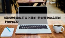 新能源电动车可以上牌的-新能源电动车可以上牌的车型